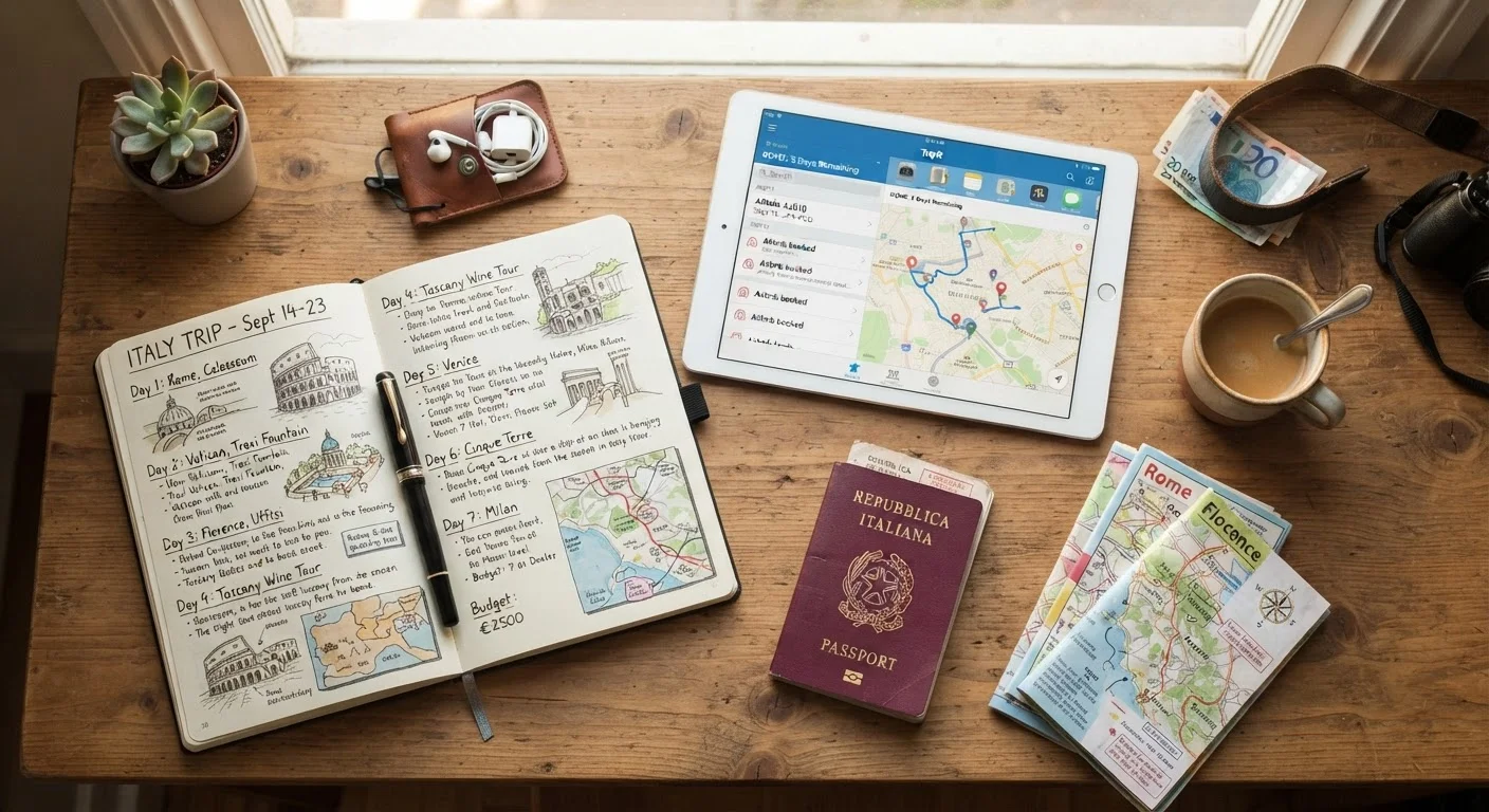 Digital Tools vs. Paper Planning: Organising Your Trip Your Way