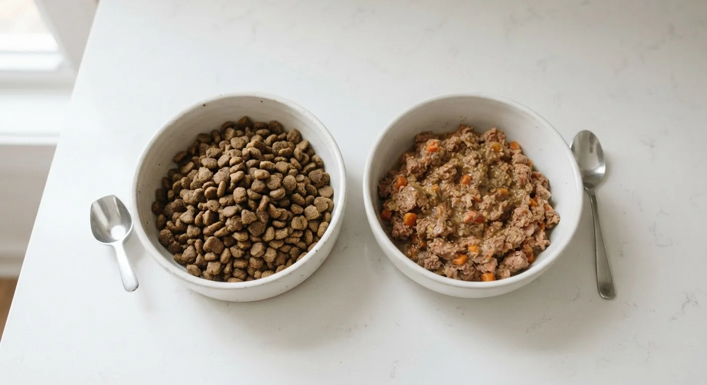 Dry Kibble vs. Wet Food: Weighing Up the Nutritional Trade-Offs