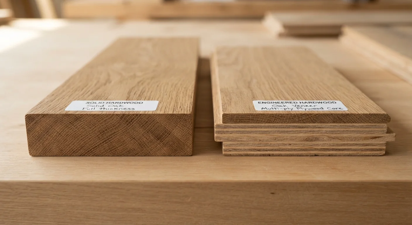 Engineered Hardwood vs. Solid Hardwood Flooring