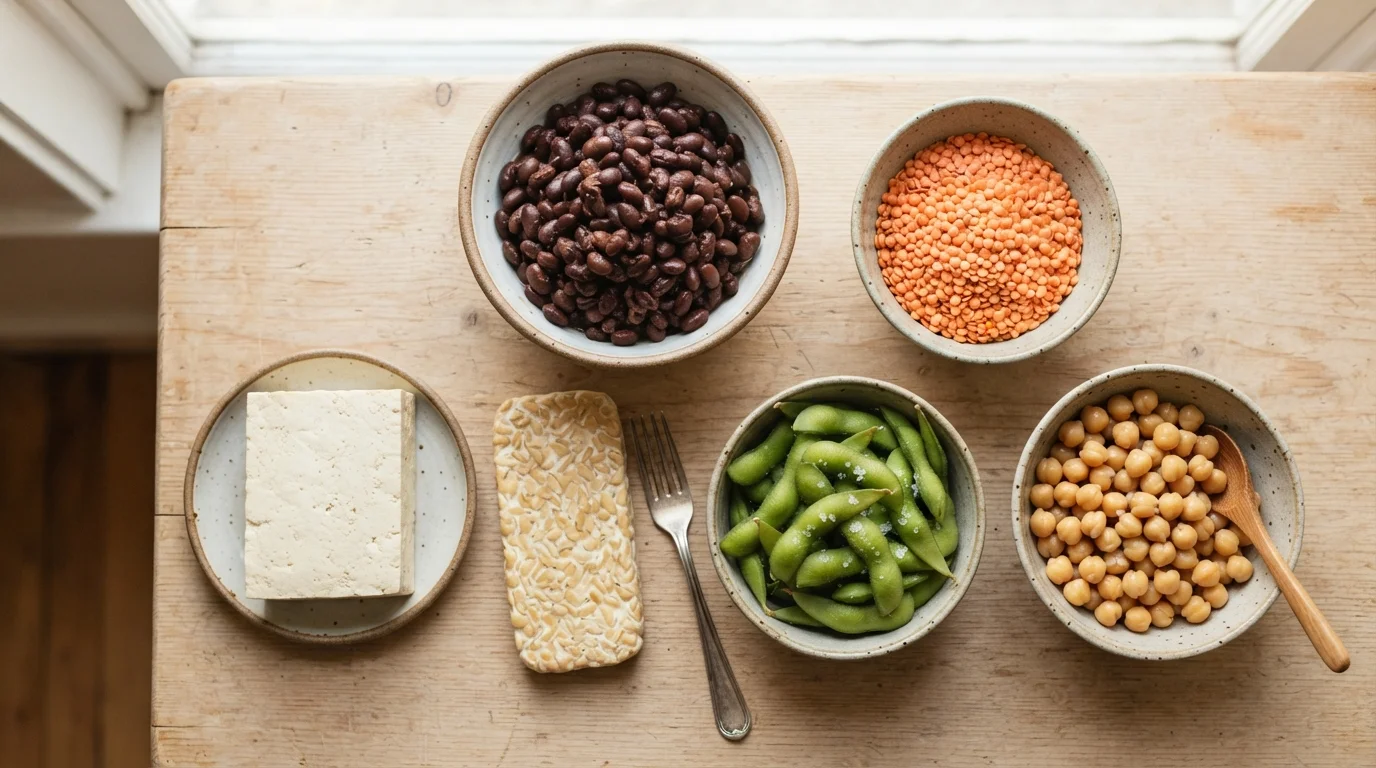 Plant-Based Protein Sources Compared: Beans, Lentils, Tofu, Tempeh, and More
