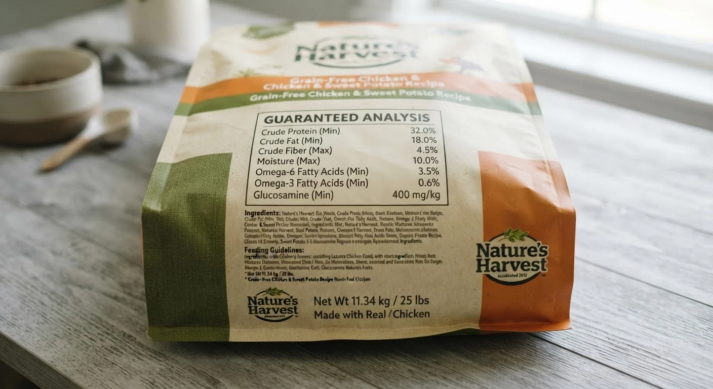 Reading the Guaranteed Analysis Panel on Pet Food Packaging