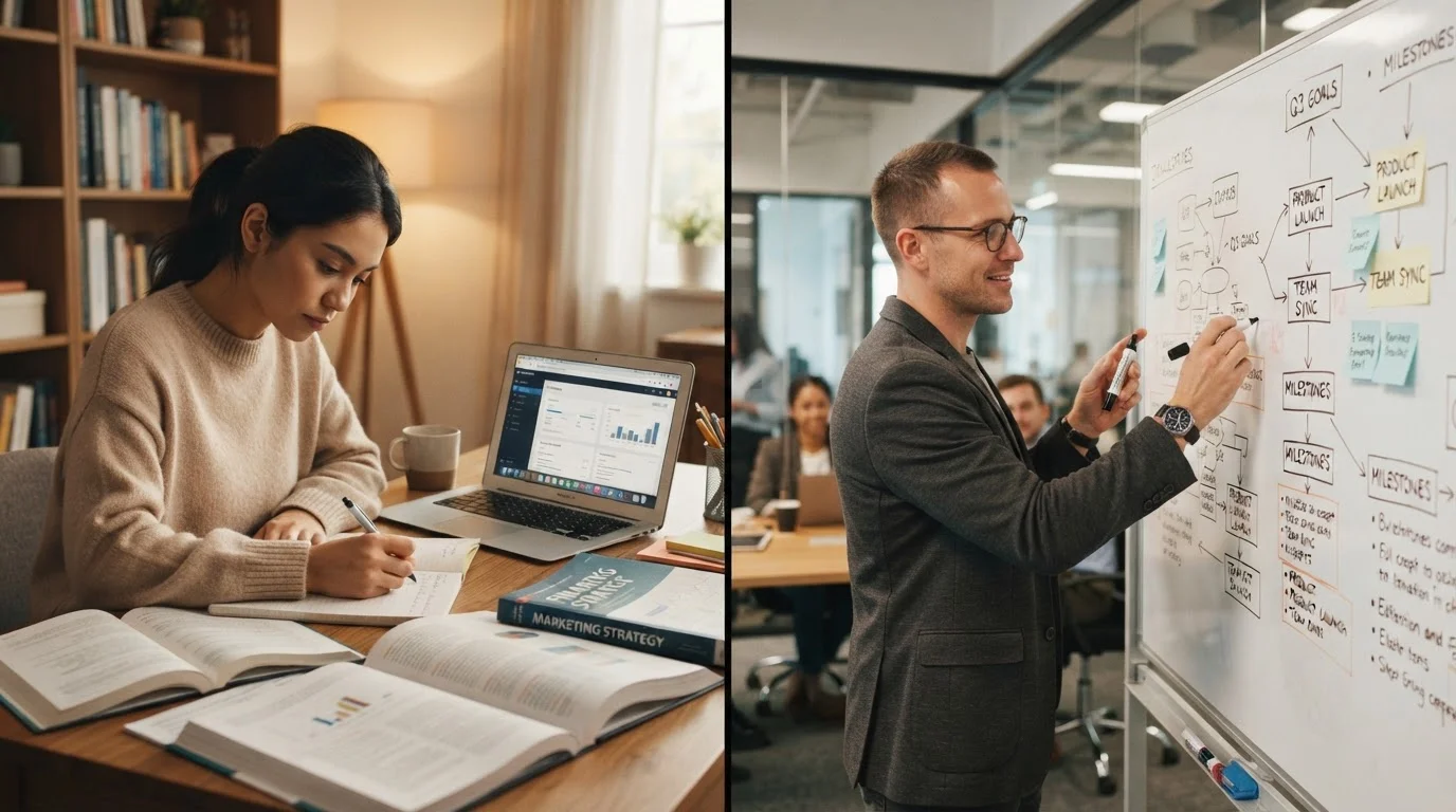 Structured Courses vs. Learning on the Job: Making the Right Choice