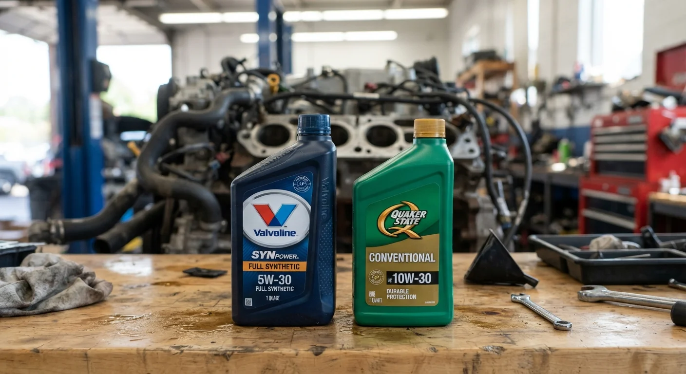 Synthetic vs. Conventional Engine Oil: What the Difference Means for Your Car
